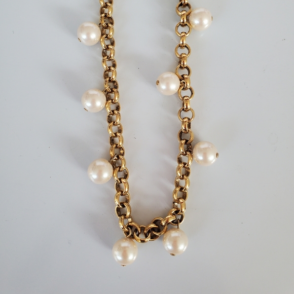 Long pearl necklace with matching bracelet - Picture 3 of 7